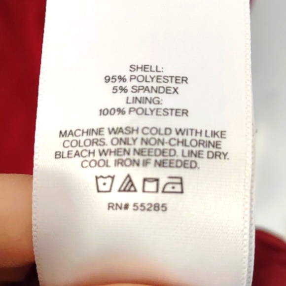 Express Mock Neck Sleeveless Ruched Mini Dress in Ruby Red Berry Bon Bon Size M - Picture 8 of 14